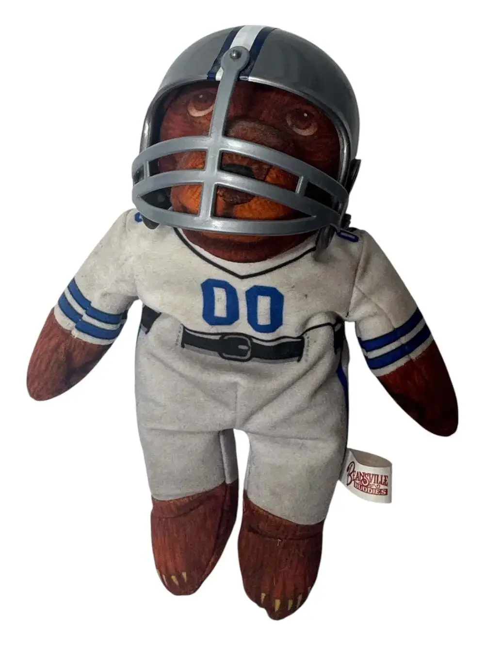 Vintage Beansville Buddies Cooperstown Bears Dallas Cowboys Football Plush Bear.